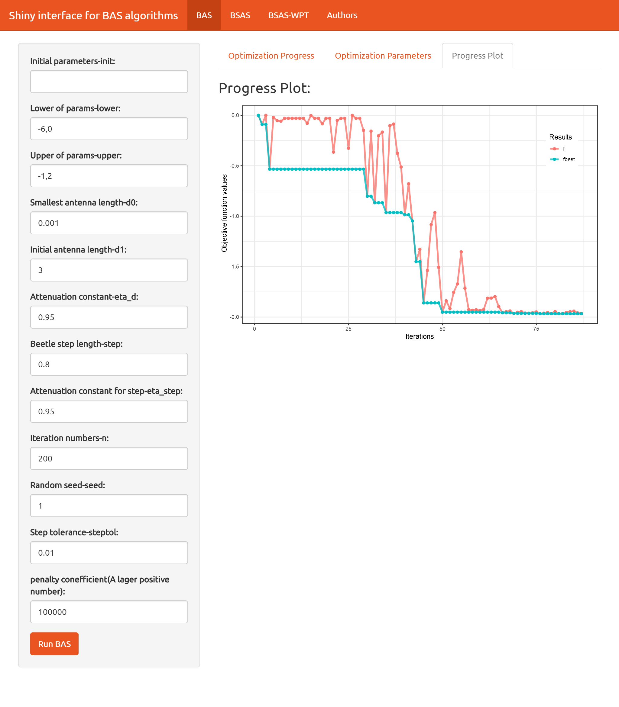 Progress Plot栏信息